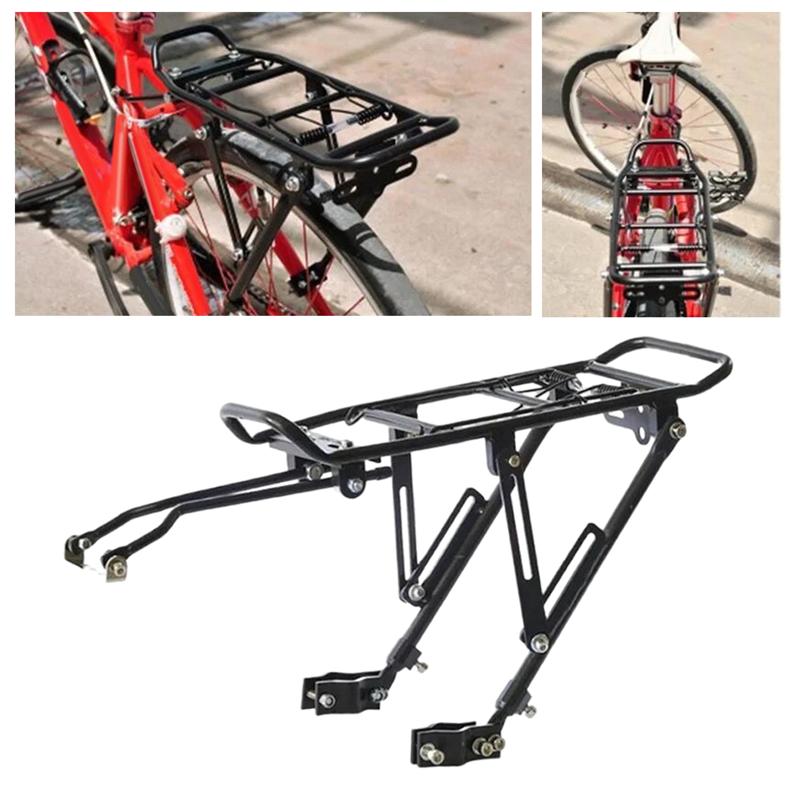 Cargo Rack Aluminum - Aluminum Alloy Bicycle Rear Cargo Rack