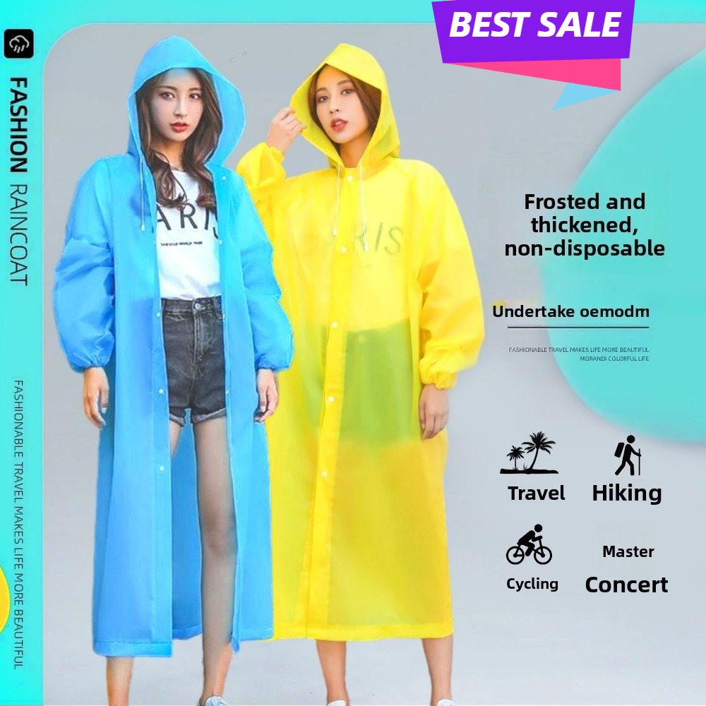 Reusable Thickened Adult Rainc - Cycling Commuter Rain Gear incelemesi ve fiyatı