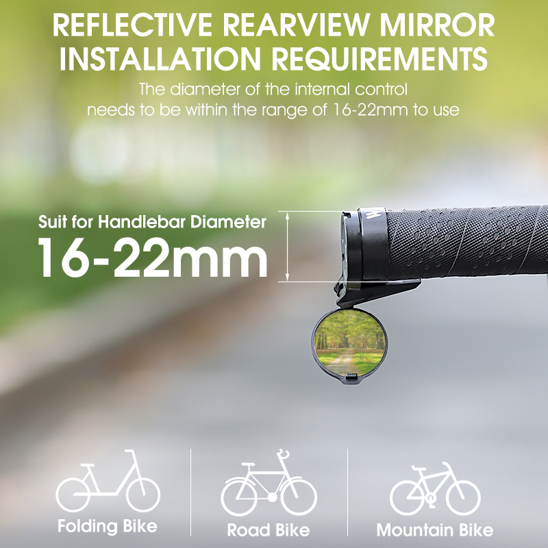 WEST BIKING HD Bike Rearview M - Mirror Handlebar Convex incelemesi ve fiyatı