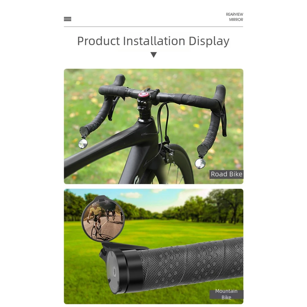 Bicycle Handlebar End Rearview - Mirror Handlebar Convex incelemesi ve fiyatı