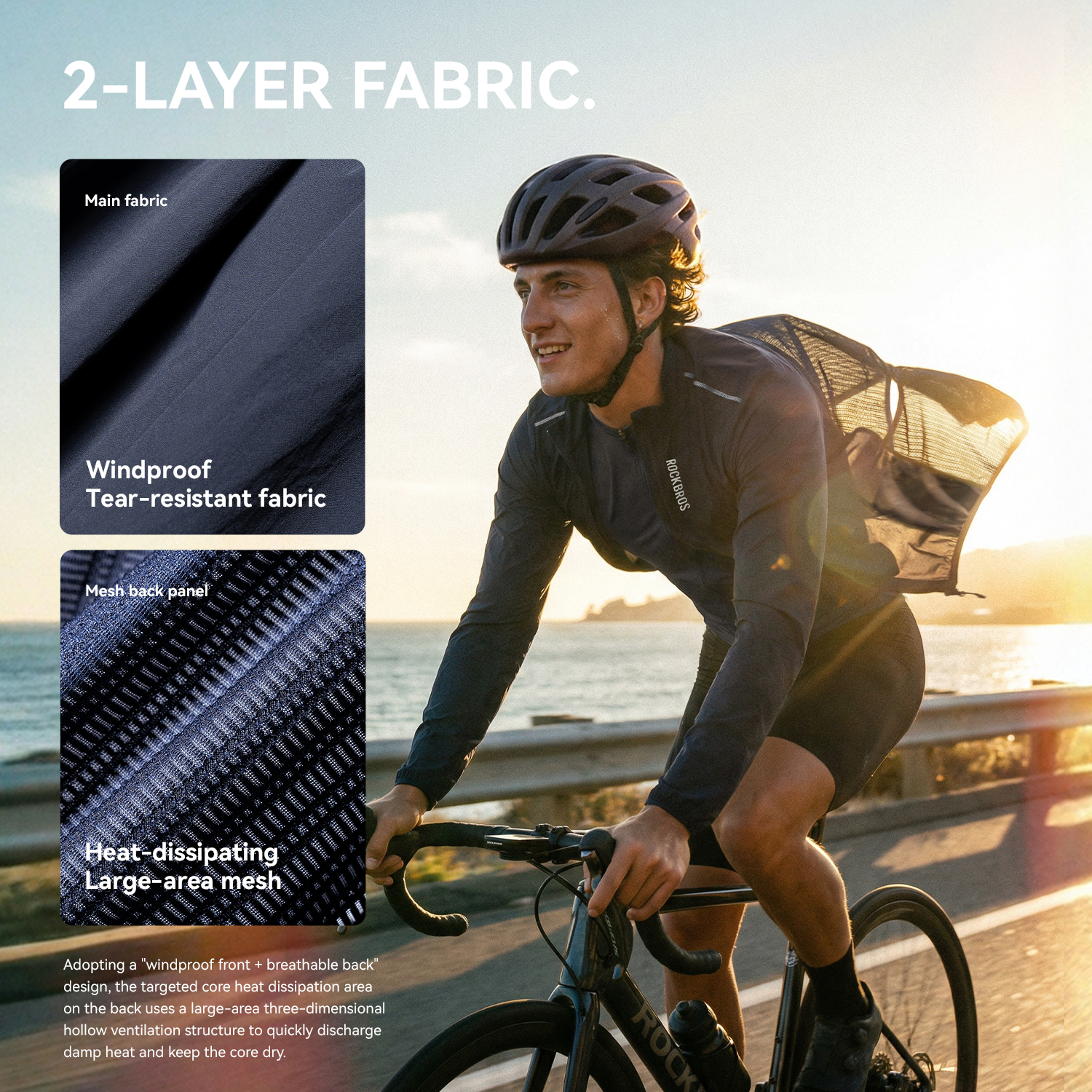 ROCKBROS Cycling Jacket Lightw - Cycling Commute Jacket incelemesi ve fiyatı