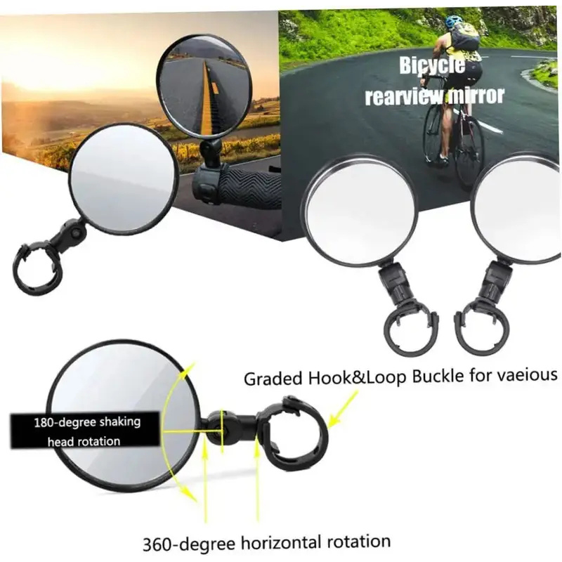 Universal Bicycle Rearview Mir - Mirror Handlebar Convex incelemesi ve fiyatı