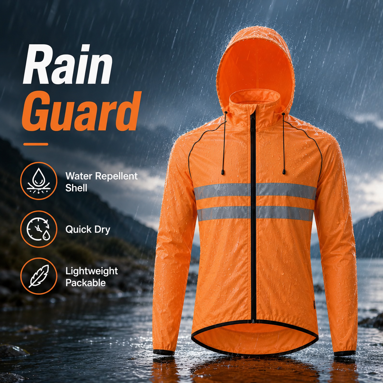 Cycling Jacket Reflective Wind - Cycling Commute Jacket incelemesi ve fiyatı