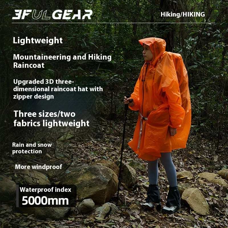 3F UL GEAR Zipper Raincoat 15D - Cycling Rain Jacket Commute incelemesi ve fiyatı