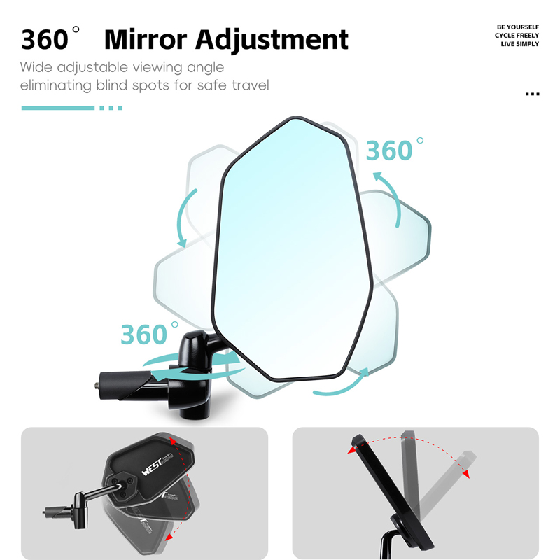 WEST BIKING HD Anti-glare Conv - Mirror Handlebar Convex incelemesi ve fiyatı