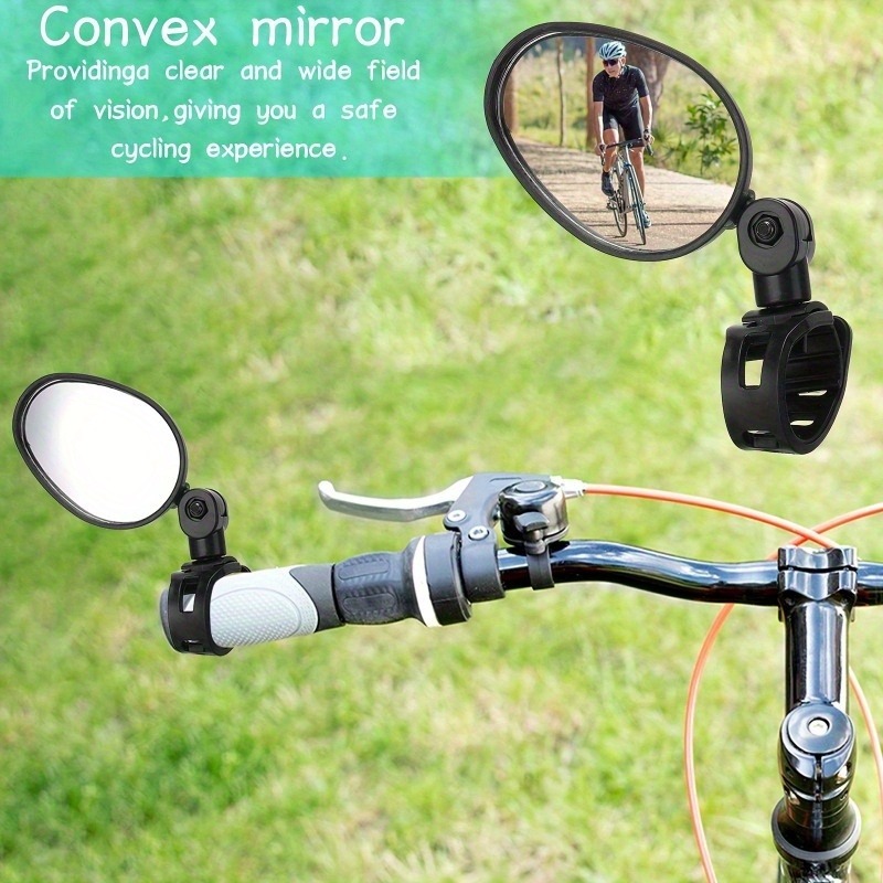 1/2PCS  Bike Mirrors, Acrylic  - Mirror Handlebar Convex incelemesi ve fiyatı