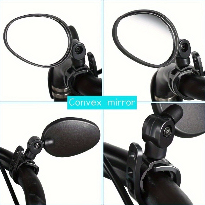 1/2PCS  Bike Mirrors, Acrylic  - Mirror Handlebar Convex incelemesi ve fiyatı