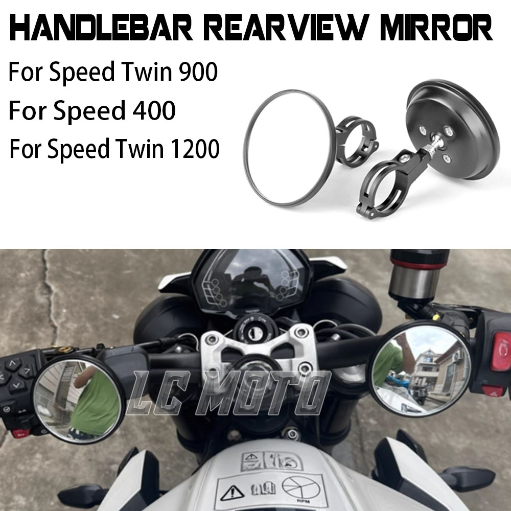 For Speed Twin 900 1200 Speed  - Mirror Handlebar Convex incelemesi ve fiyatı
