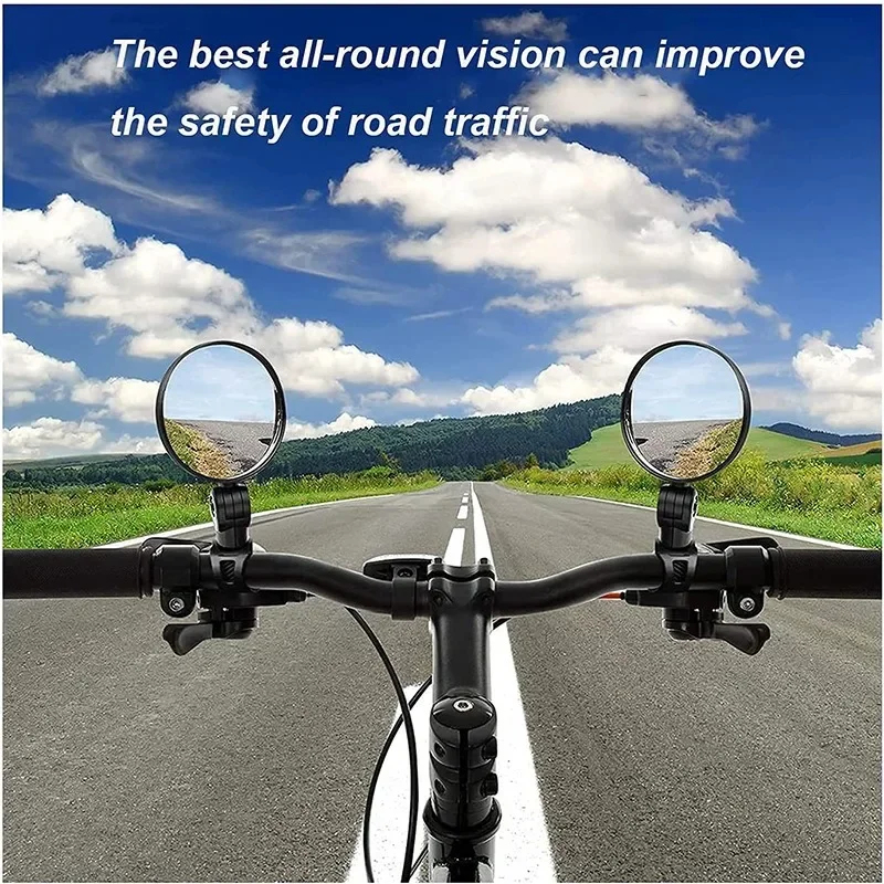 2-8pcs Bike Mirror, Bar End Bi - Mirror Handlebar Convex incelemesi ve fiyatı
