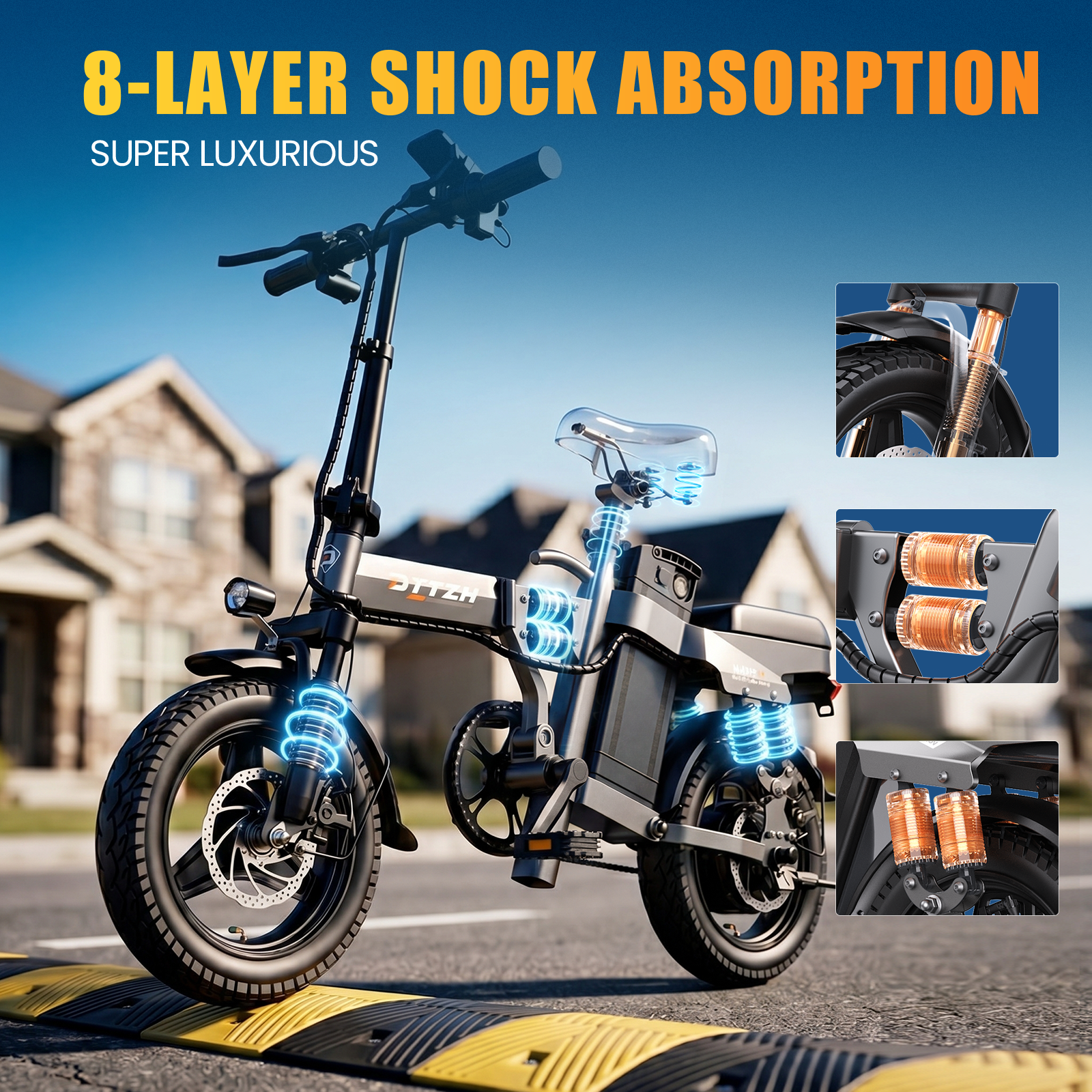 DTTZH A12S Foldable Electric B - Commuter Biking incelemesi ve fiyatı