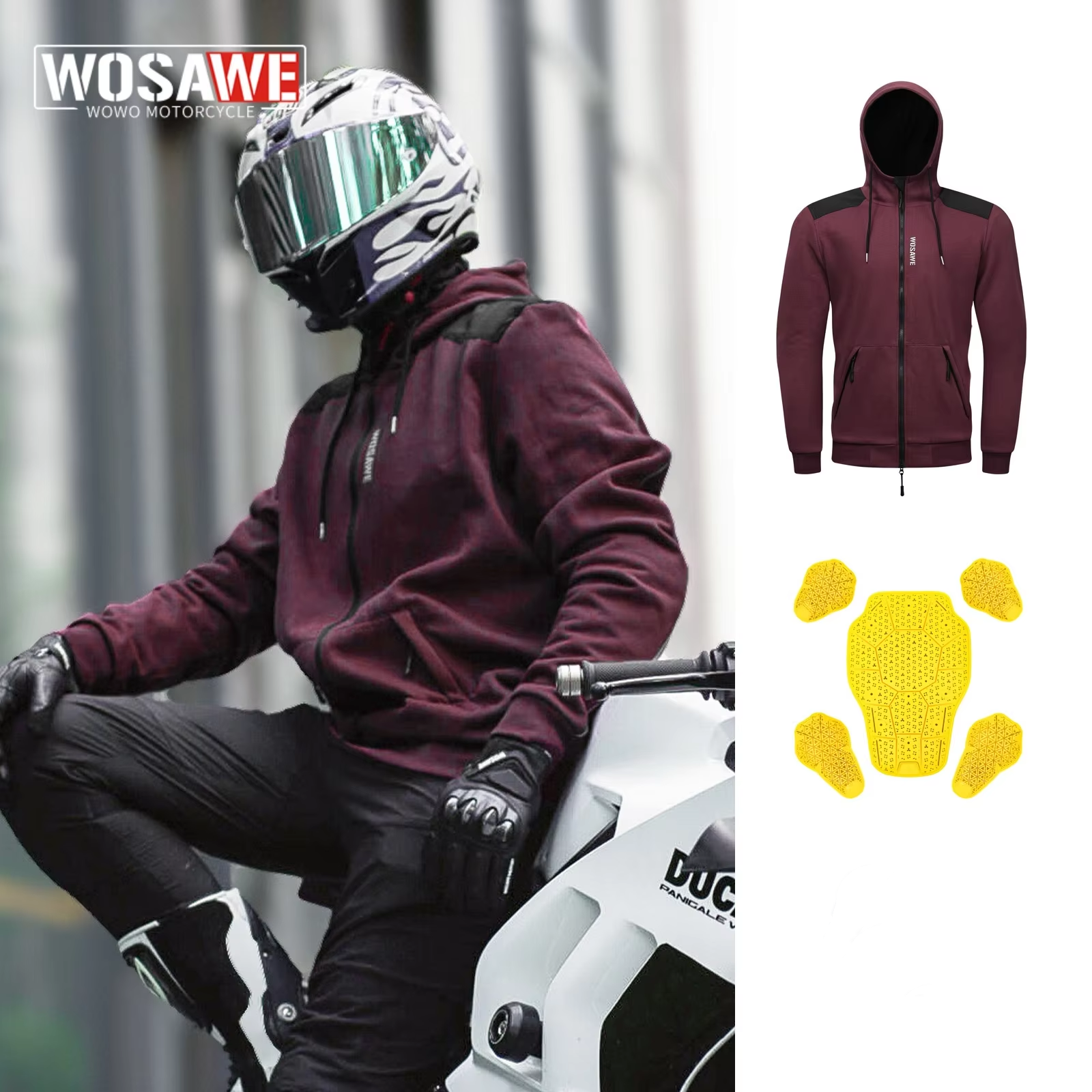 WOSAWE New Motorcycle Jacket W - Cycling Commute Jacket incelemesi ve fiyatı