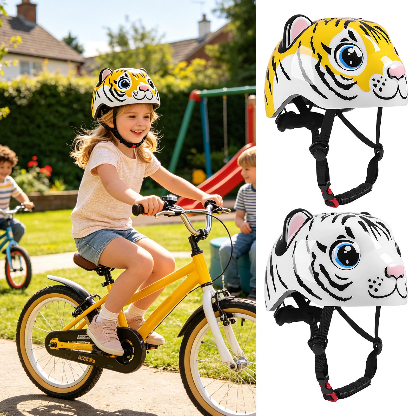Kids Helmet Tiger Pattern Adju - Commute Cycling Helmet incelemesi ve fiyatı