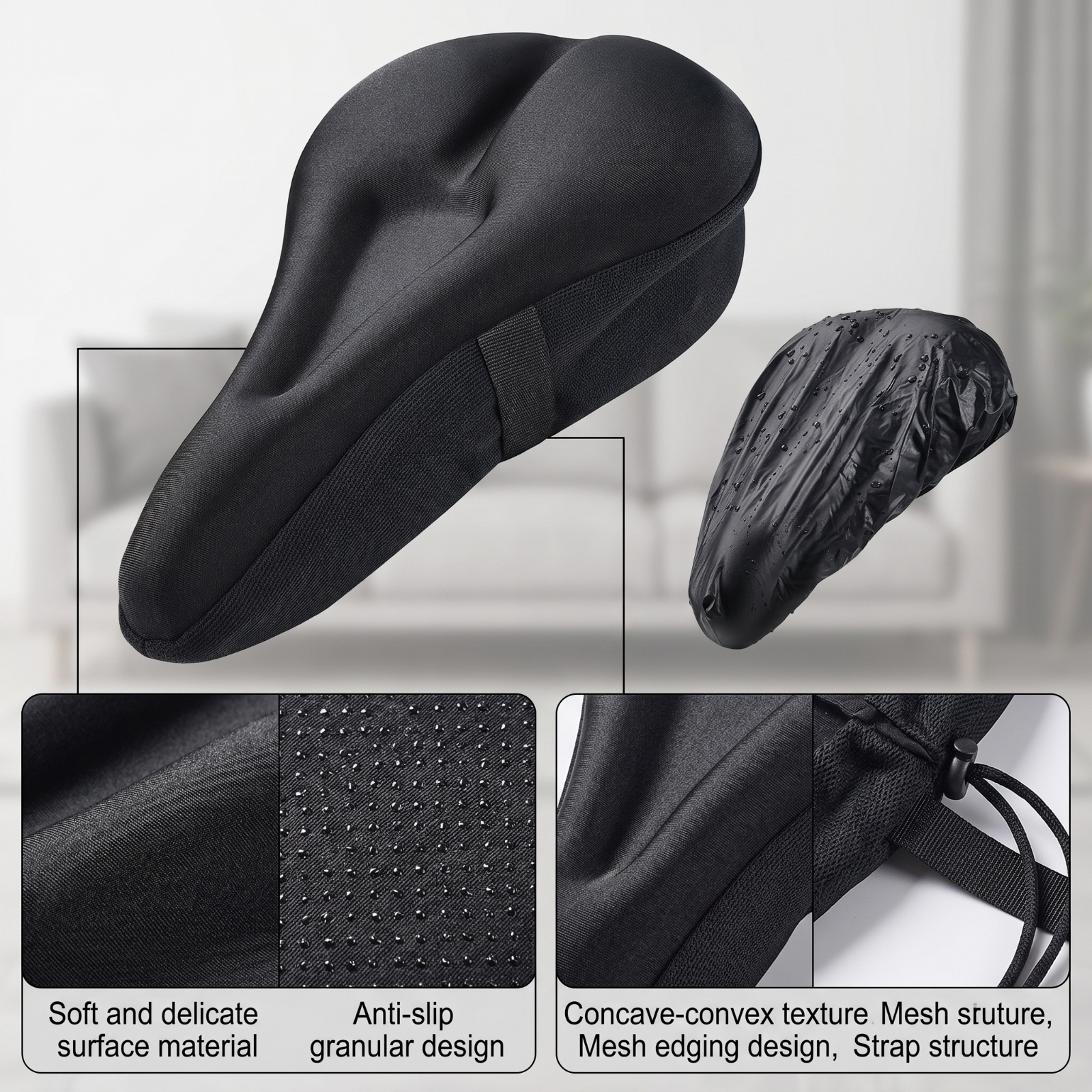 Cycle Seat Cushion Compatible  - Cycling Commute Rain incelemesi ve fiyatı