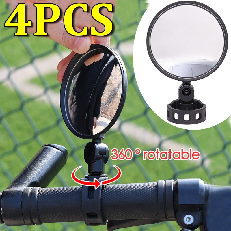 1-4PCS Bicycle Rearview Mirror - Mirror Handlebar Convex incelemesi ve fiyatı